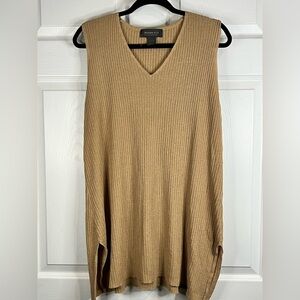 Designs & Co by Lane Bryant Women’s ribbed tank - Tan - Size 22/24